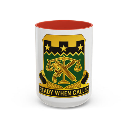 105 Military Police Battalion (U.S. Army) Accent Coffee Mug