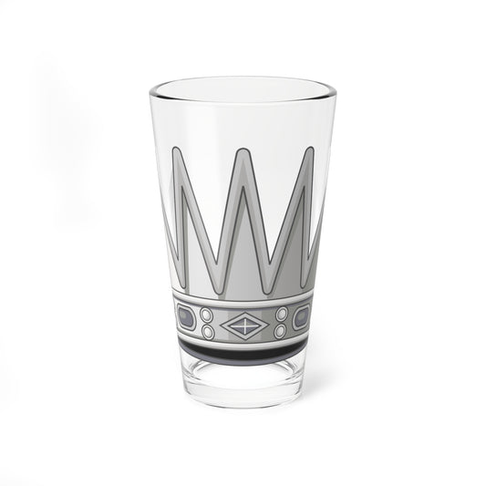 Corona allantica araldica italiana Versione dargento (Italy) (Coat of Arms) Pint Glass 16oz