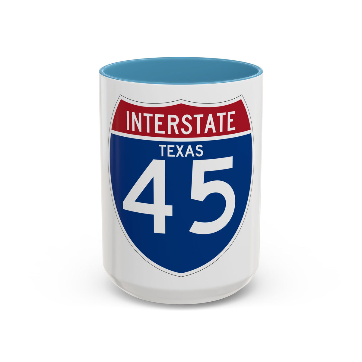 Interstate 45 (U.S. Highways) Accent Coffee Mug