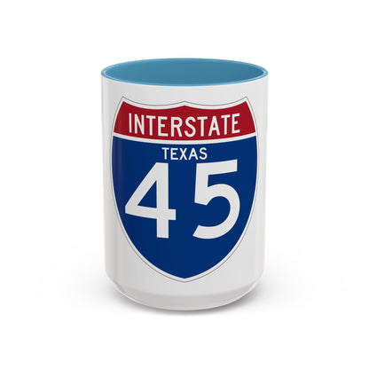 Interstate 45 (U.S. Highways) Accent Coffee Mug