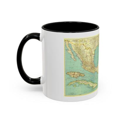 Central America and the West Indies (1934) (Map) Accent Coffee Mug
