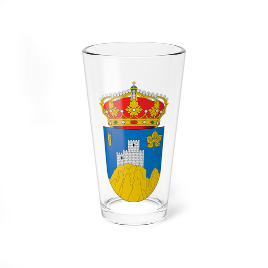 Escudo de Embid de Ariza (Spain) (Coat of Arms) Pint Glass 16oz
