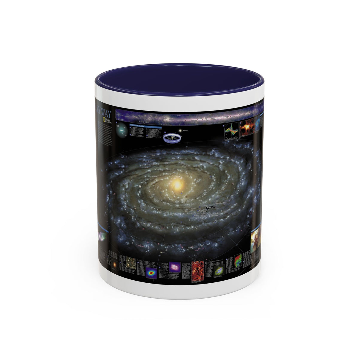 Space - Milky Way (2002) (Map) Accent Coffee Mug
