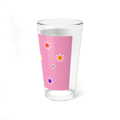 Australian Gay Pride with Aboriginal Flag Rainbow Crux 2-3 (Australia) Pint Glass 16oz
