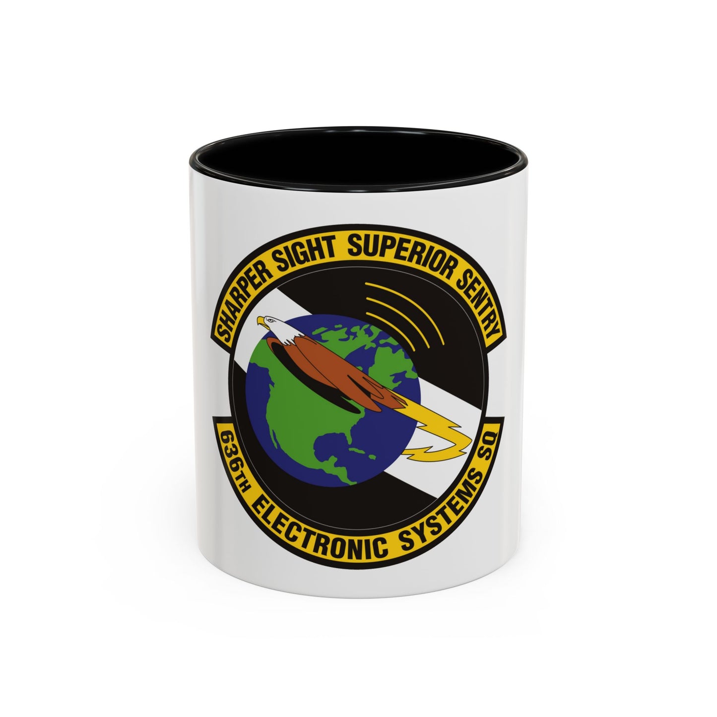 636th Electronic Systems Squadron (U.S. Air Force) Accent Coffee Mug