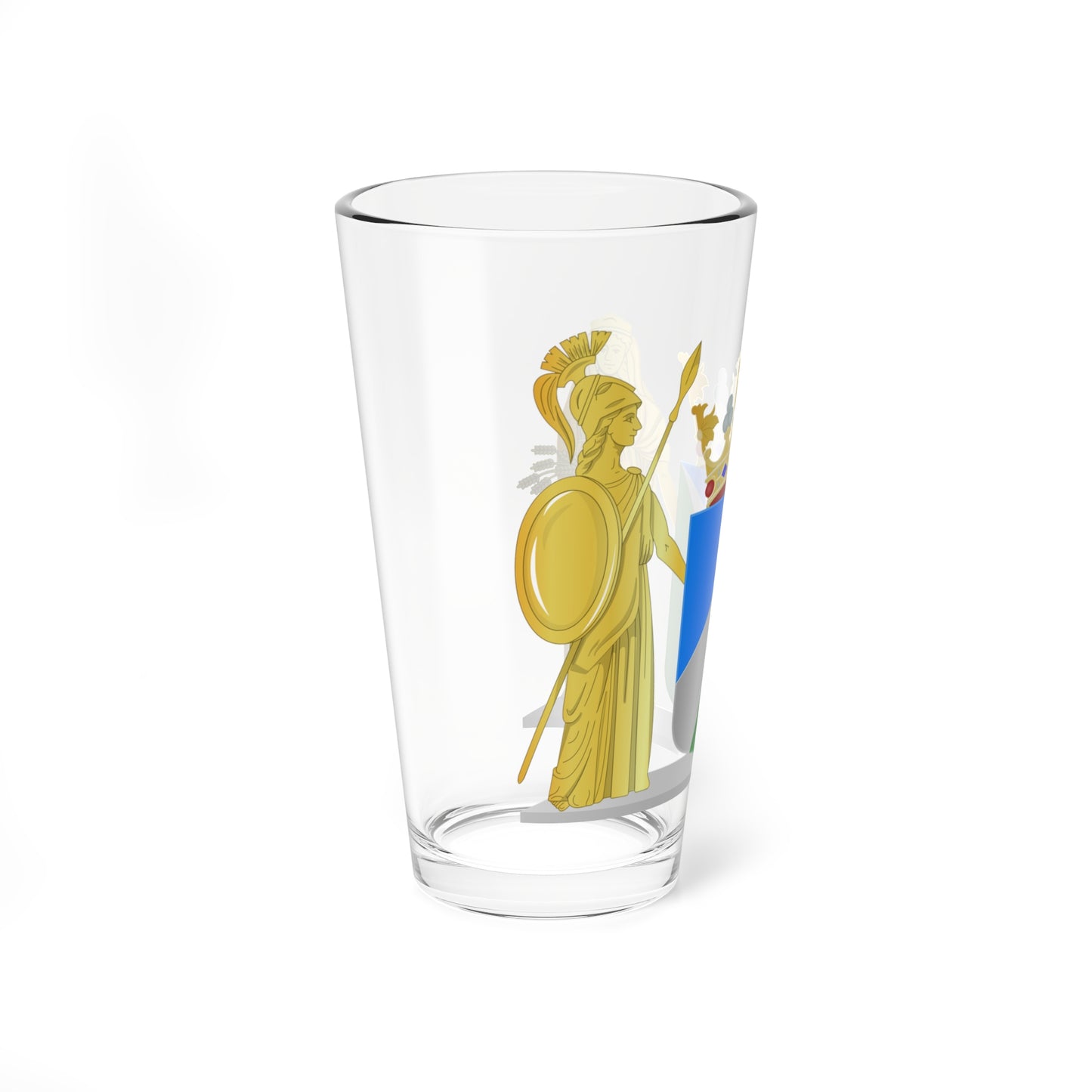 Waadhoeke wapen (Netherlands) (Coat of Arms) Pint Glass 16oz