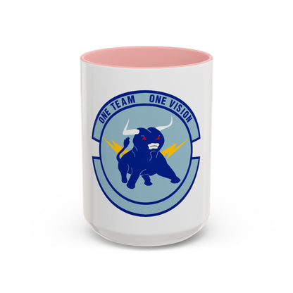 325 Civil Engineer Squadron AETC (U.S. Air Force) Accent Coffee Mug