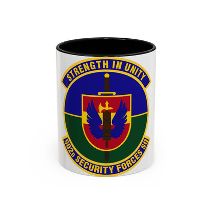 502d Security Forces Squadron (U.S. Air Force) Accent Coffee Mug