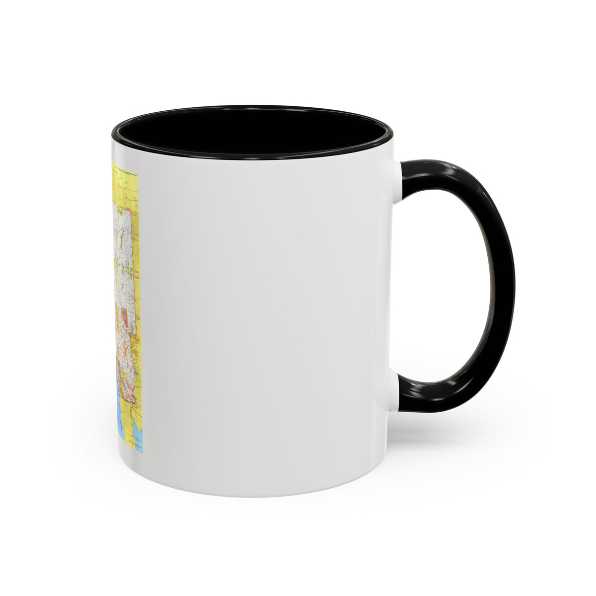 USA - California and Nevada 1 (1974) (Map) Accent Coffee Mug