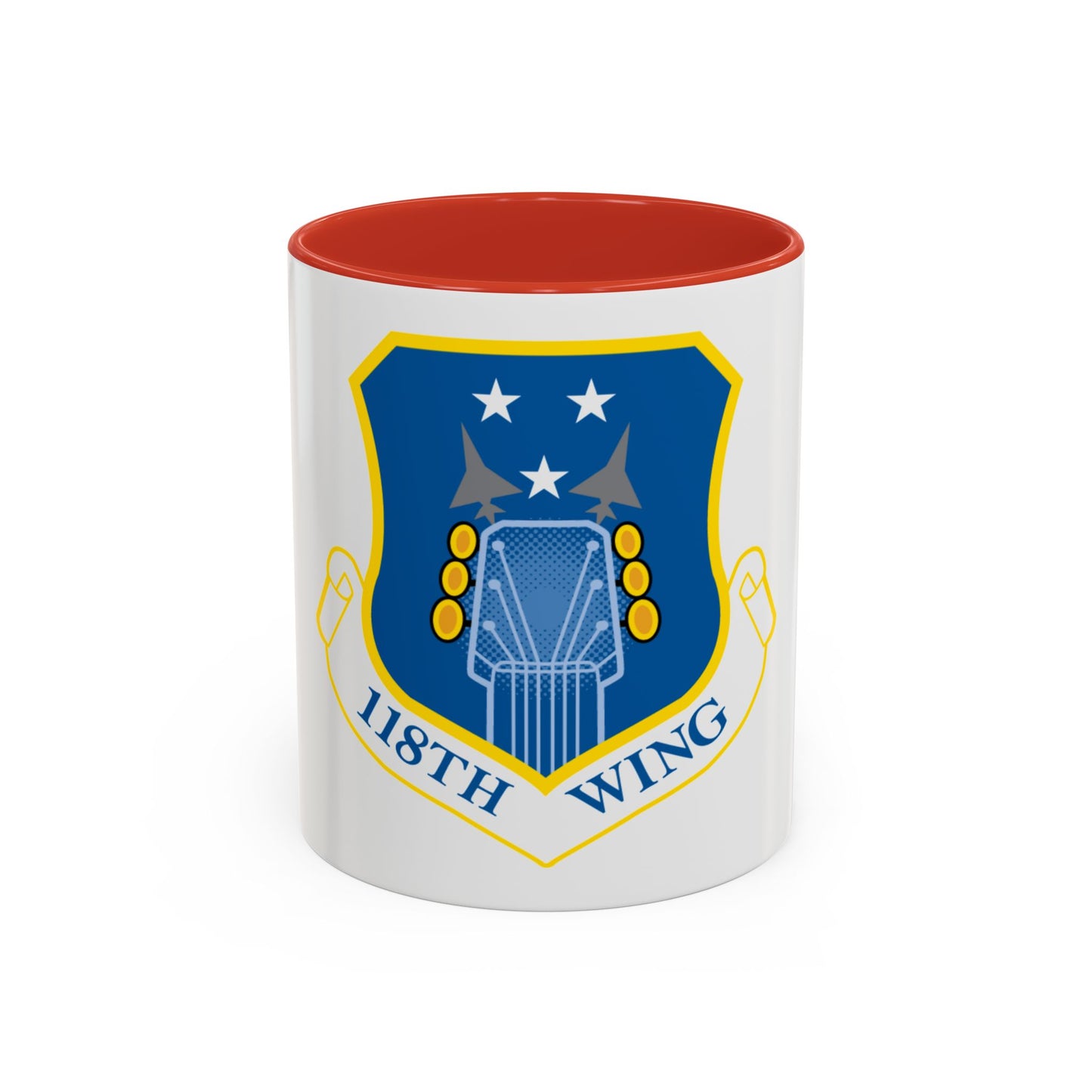 118th Wing ANG (U.S. Air Force) Accent Coffee Mug