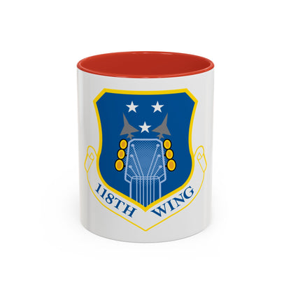 118th Wing ANG (U.S. Air Force) Accent Coffee Mug