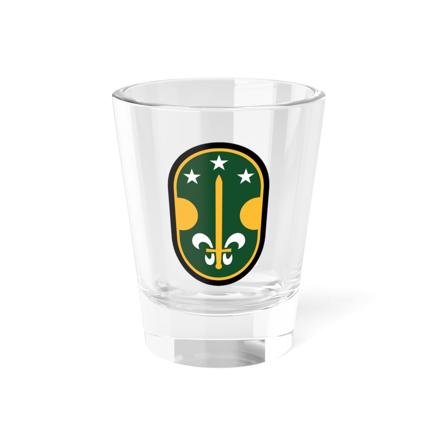 Verre à liqueur de la 35e brigade de police militaire (armée américaine) 1,5 oz