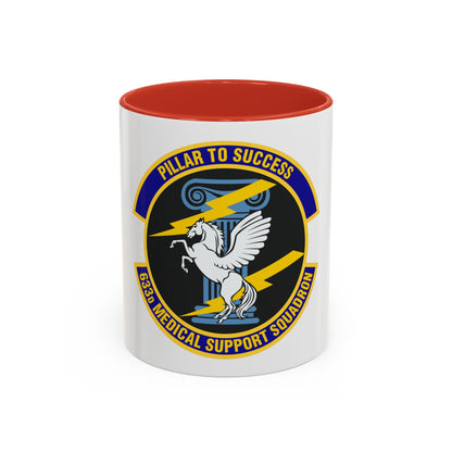 633d Medical Support Squadron (U.S. Air Force) Accent Coffee Mug