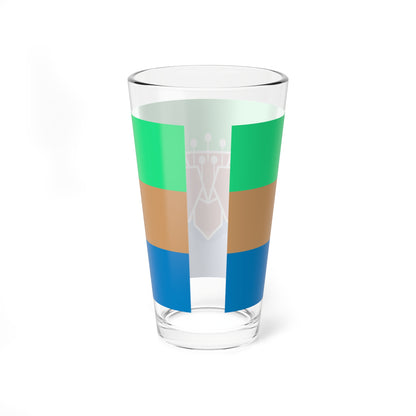 Tricolor Kapok Flag (China) Pint Glass 16oz