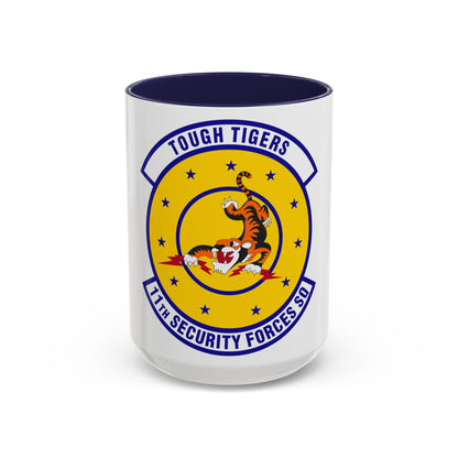 11 Security Forces Squadron USAF (U.S. Air Force) Accent Coffee Mug