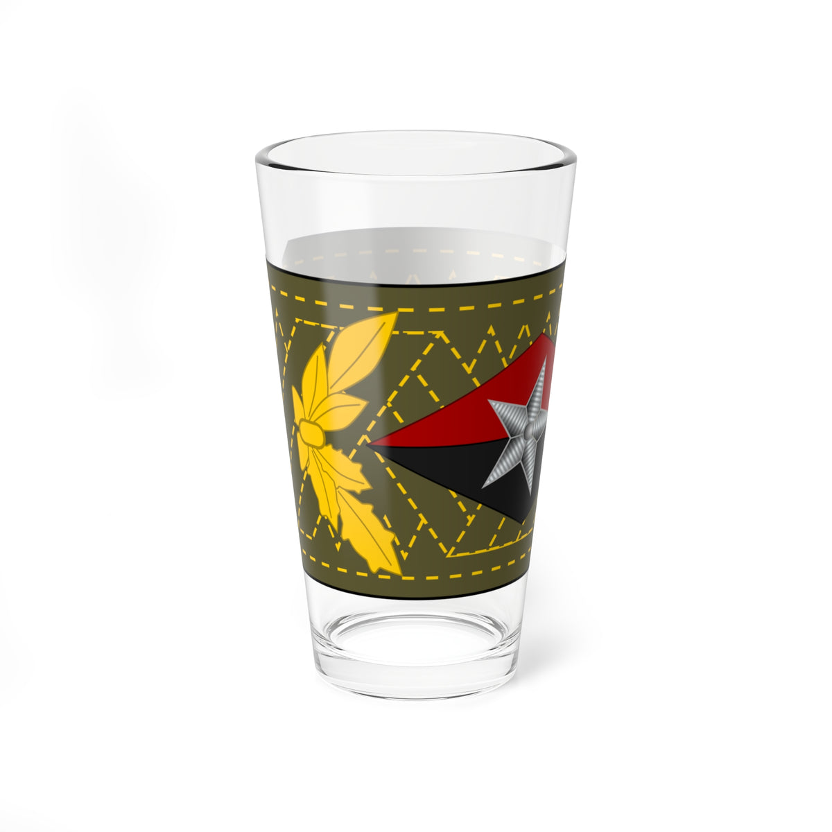 Cuba Army OF 10 Horizontal (Cuba) (Military Rank) Pint Glass 16oz