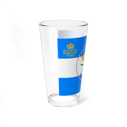 Flag of Queens New York (United States) Pint Glass 16oz
