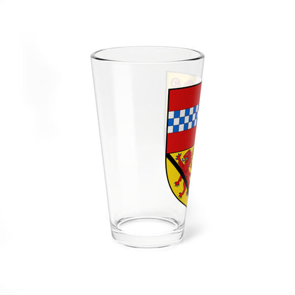 Earl of Crawford COA (Scotland) (Coat of Arms) Pint Glass 16oz