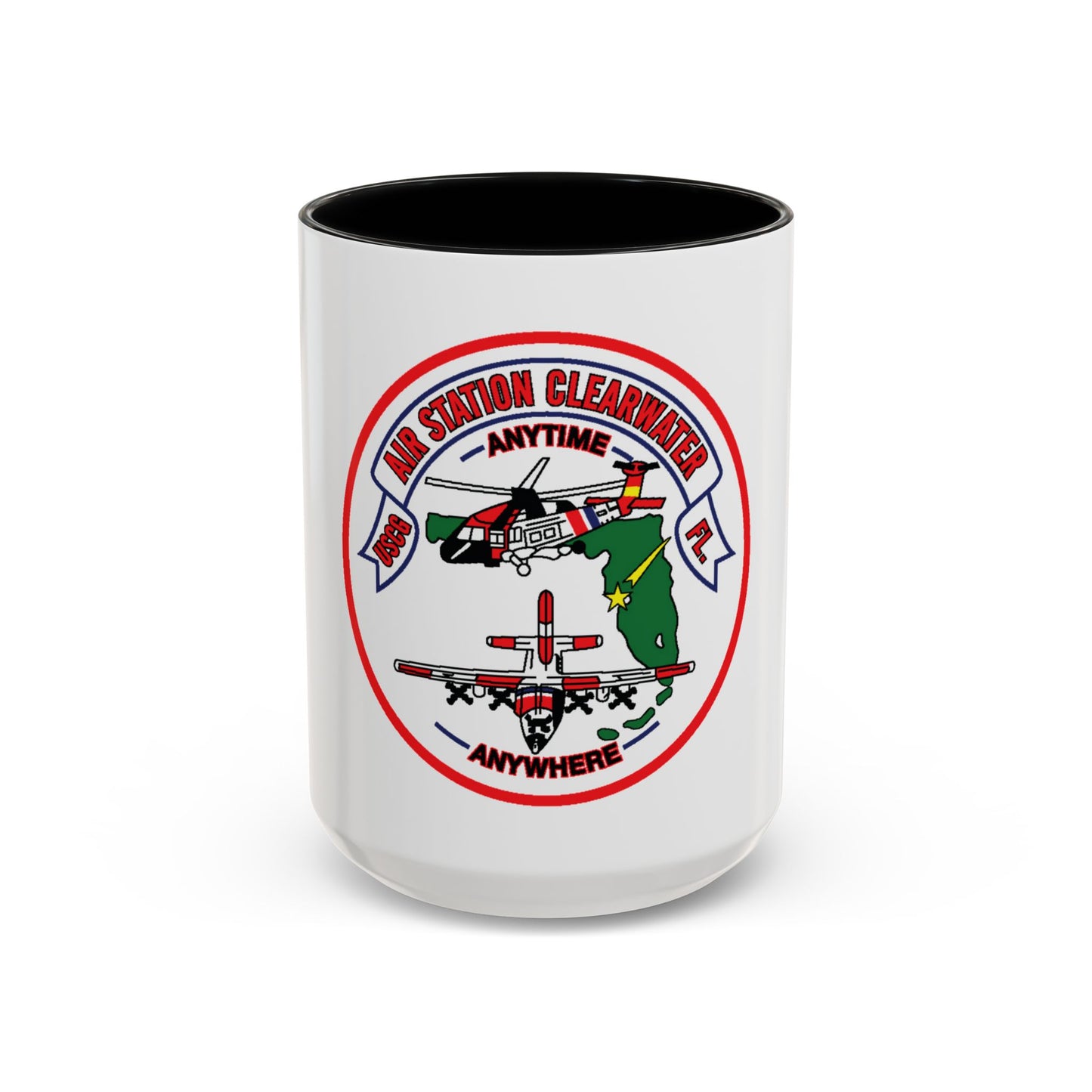 USCG Air Station Clearwater FL (U.S. Coast Guard) Accent Coffee Mug