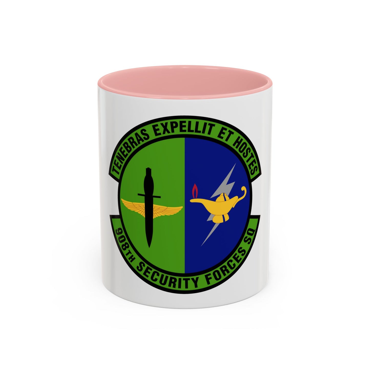 908th Security Forces Squadron (U.S. Air Force) Accent Coffee Mug