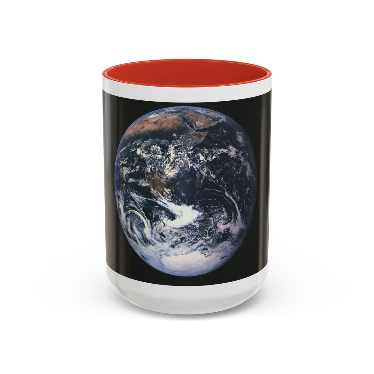Space - Earth from Space (1973) (Map) Accent Coffee Mug