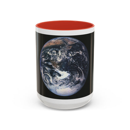 Space - Earth from Space (1973) (Map) Accent Coffee Mug