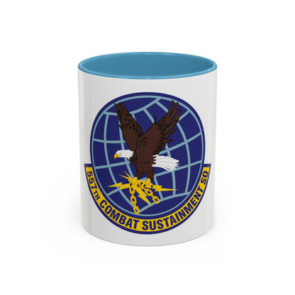 557th Combat Sustainment Squadron (U.S. Air Force) Accent Coffee Mug