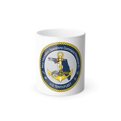 Navy Information Operations Command Pensacola FL US Tenth Fleet (U.S. Navy) Color Changing Mug 11oz
