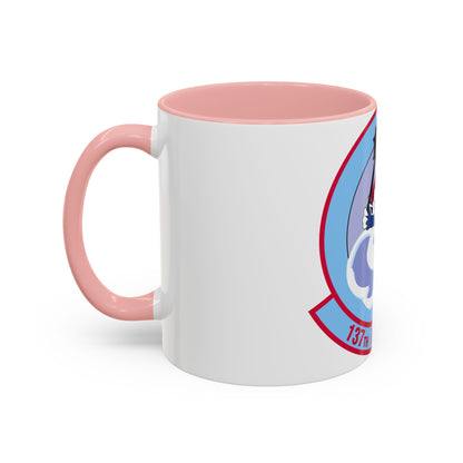 137 Airlift Squadron (U.S. Air Force) Accent Coffee Mug