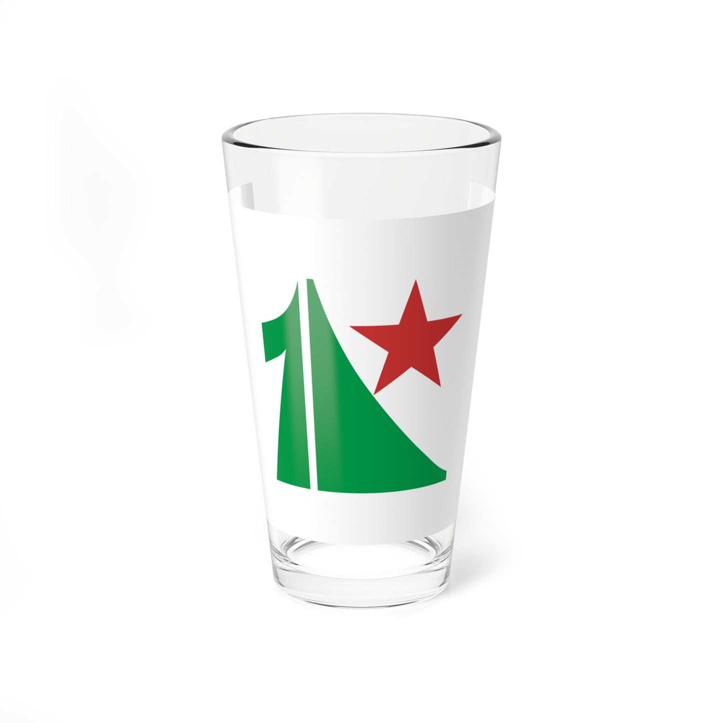 Flag of Kita Ward Sapporo Hokkaido (Japan) Pint Glass 16oz