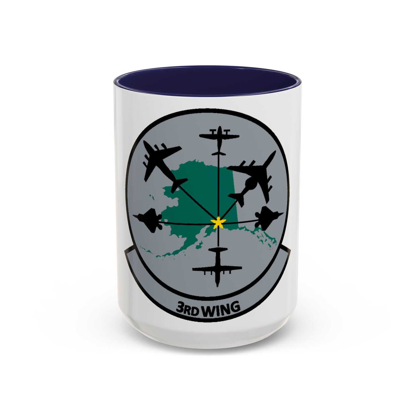 3rd Wing v2 (U.S. Air Force) Accent Coffee Mug