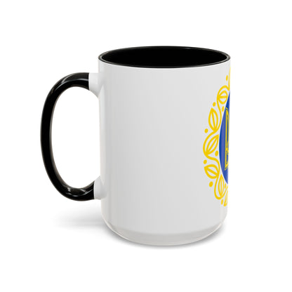 Coat of arms of Ukrainian People's Republic - Accent Coffee Mug