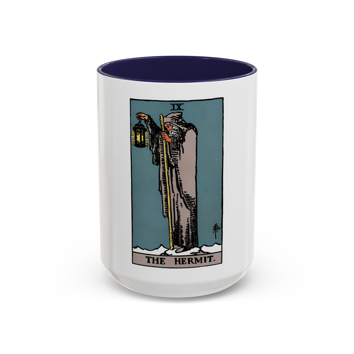 The Hermit (Tarot Card) Accent Coffee Mug