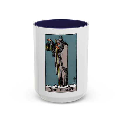The Hermit (Tarot Card) Accent Coffee Mug