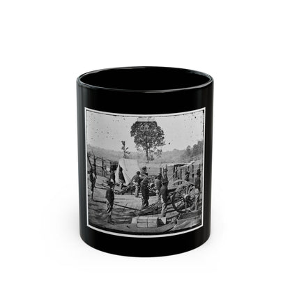 Atlanta, Georgia. Sherman's Men In Confederate Fort-2 (U.S. Civil War) Black Coffee Mug
