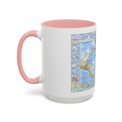 West Indies & Central America (1970) (Map) Accent Coffee Mug