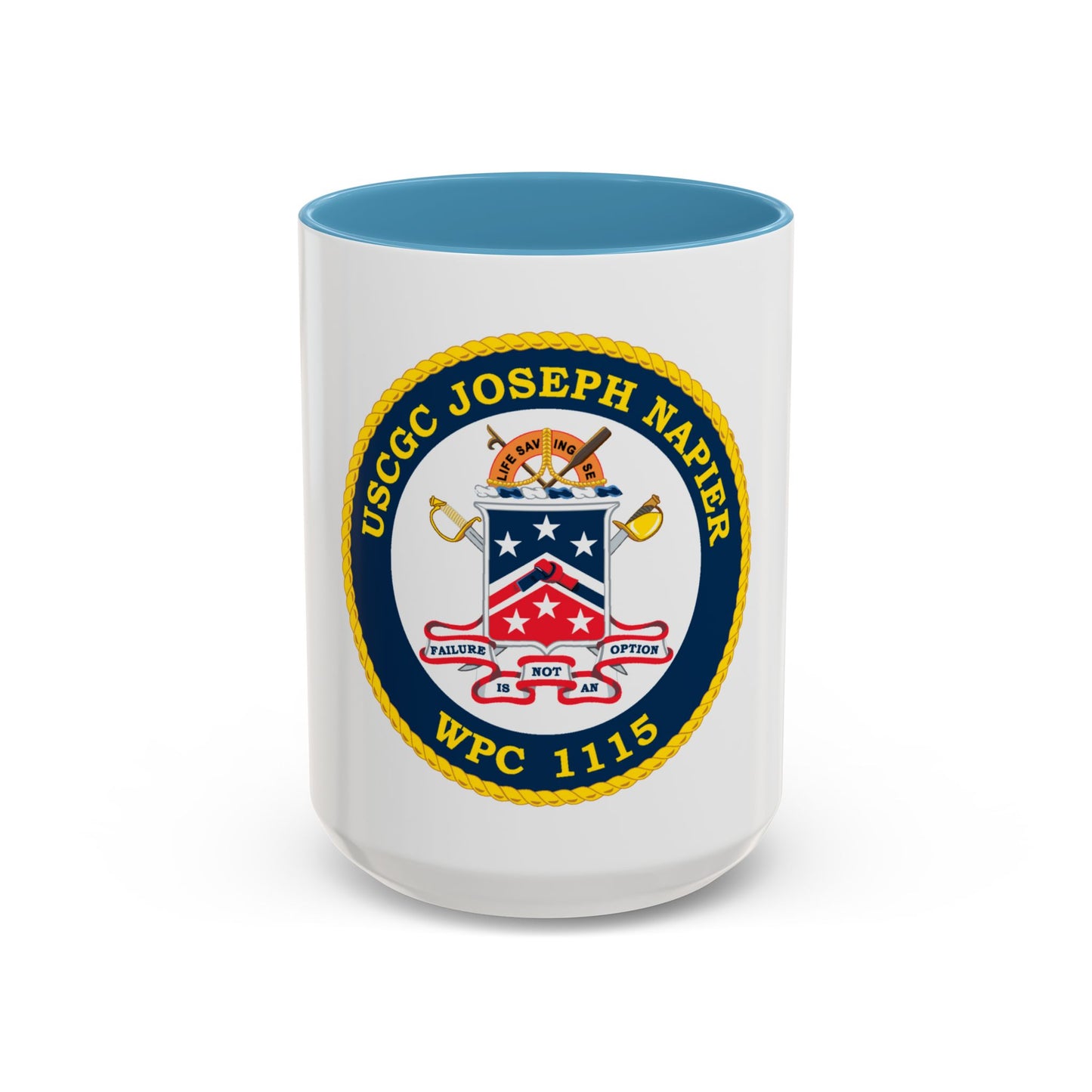 USCGC Joseph Napier WPC 115 (U.S. Coast Guard) Accent Coffee Mug