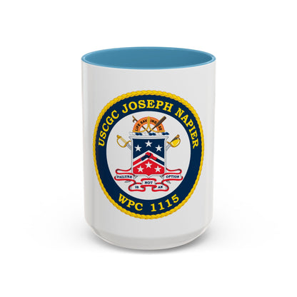 USCGC Joseph Napier WPC 115 (U.S. Coast Guard) Accent Coffee Mug