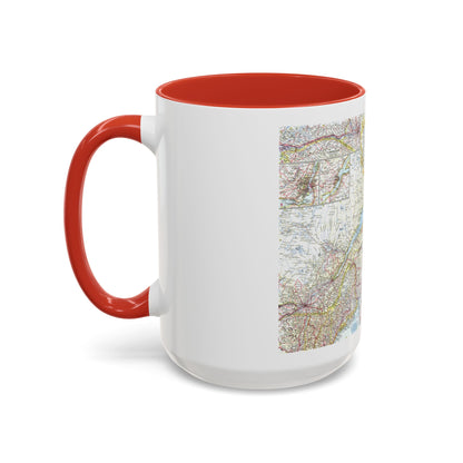 Canada - Eastern (1967) (Map) Accent Coffee Mug