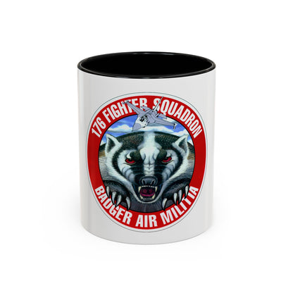 176th Fighter Squadron (U.S. Air Force) Accent Coffee Mug