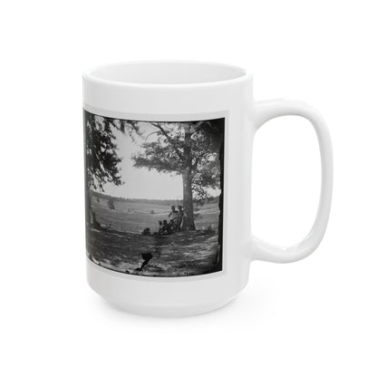 Cedar Mountain, Va. Battlefield Viewed From The West (U.S. Civil War) White Coffee Mug