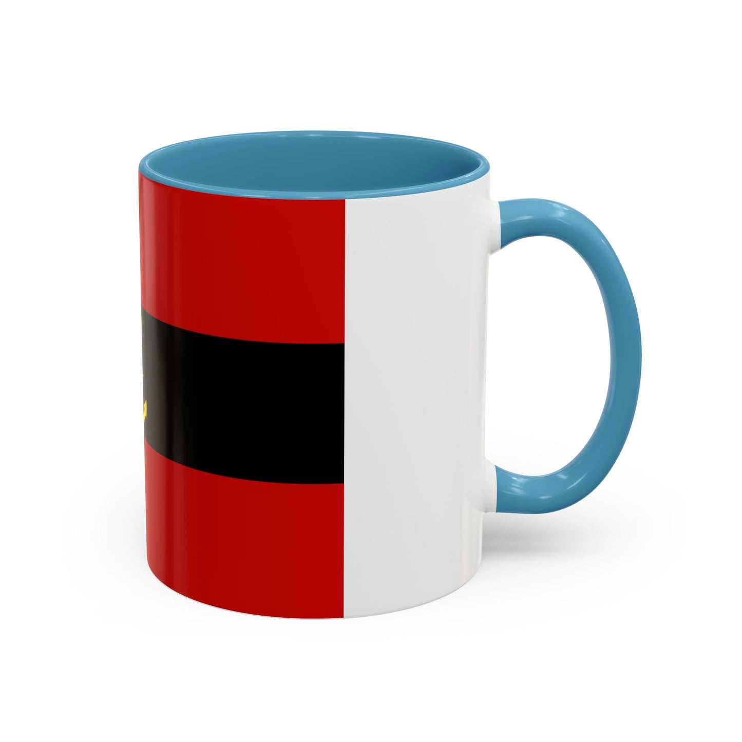 Naval Ensign of Albania 1946 to 1954 - Accent Coffee Mug