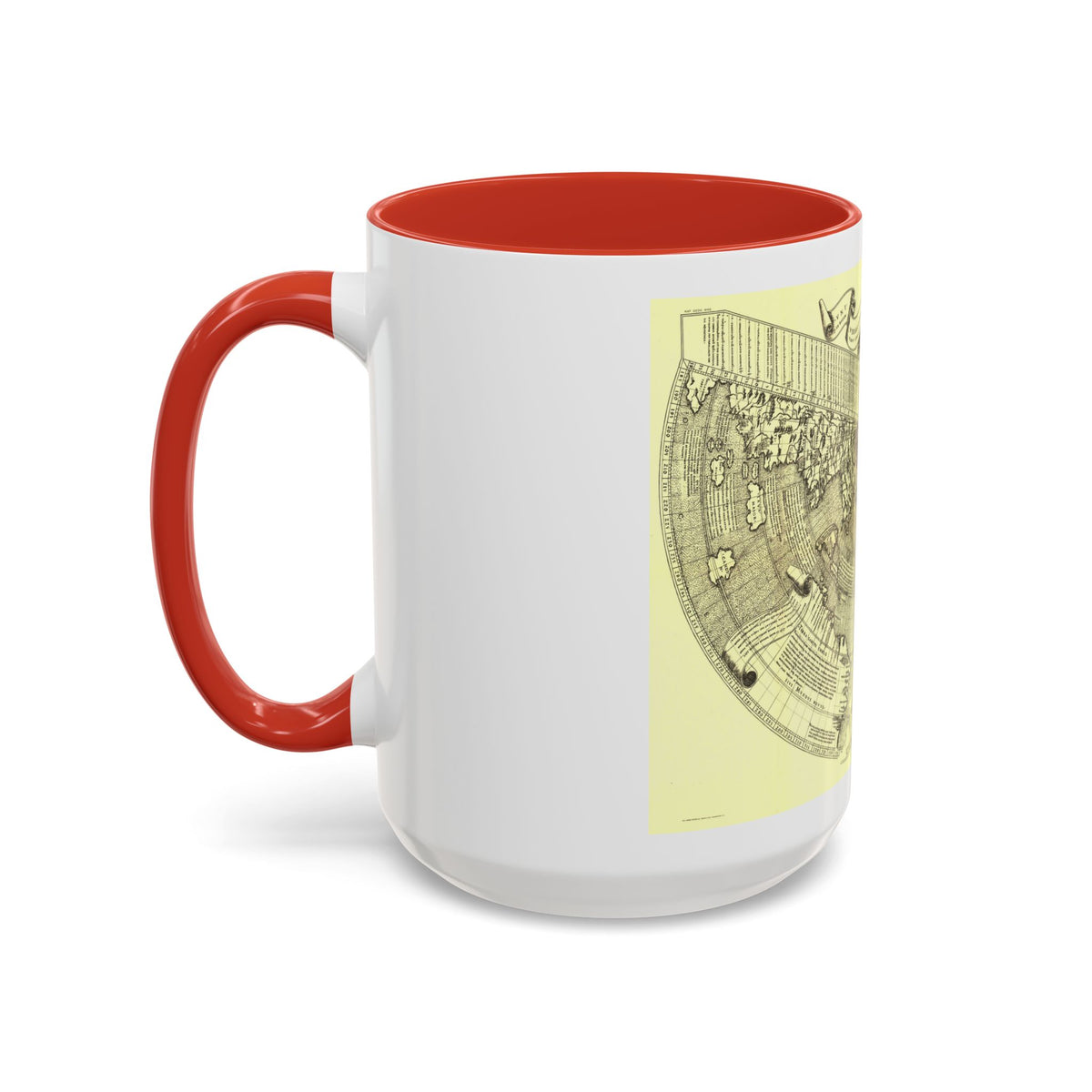 World Map - Ruysch (1508) (Map) Accent Coffee Mug