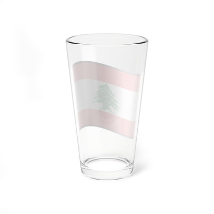 Nuvola Lebanese flag (Lebanon) Pint Glass 16oz