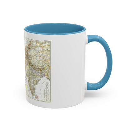 Asia - Southwest (1952) (Map) Accent Coffee Mug