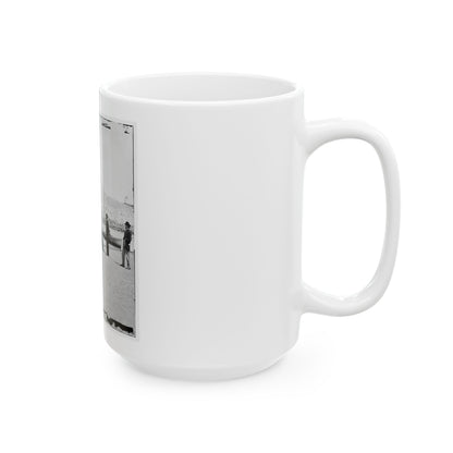 Charleston, S.C. Fort Sumter, From The Sand-Bar (U.S. Civil War) White Coffee Mug