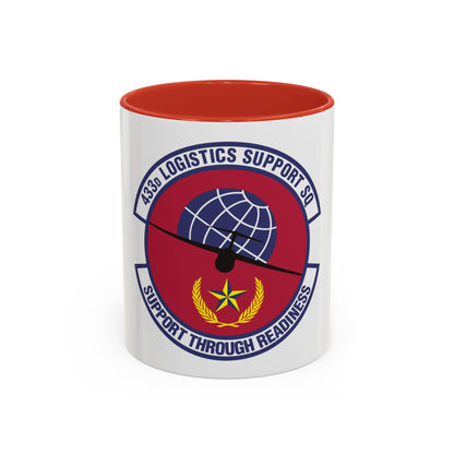 433d Logistics Support Squadron (U.S. Air Force) Accent Coffee Mug