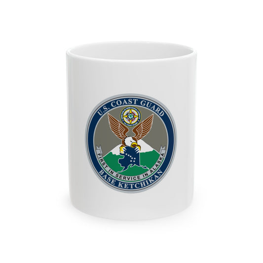 USCG Base Ketchikan (U.S. Coast Guard) White Coffee Mug