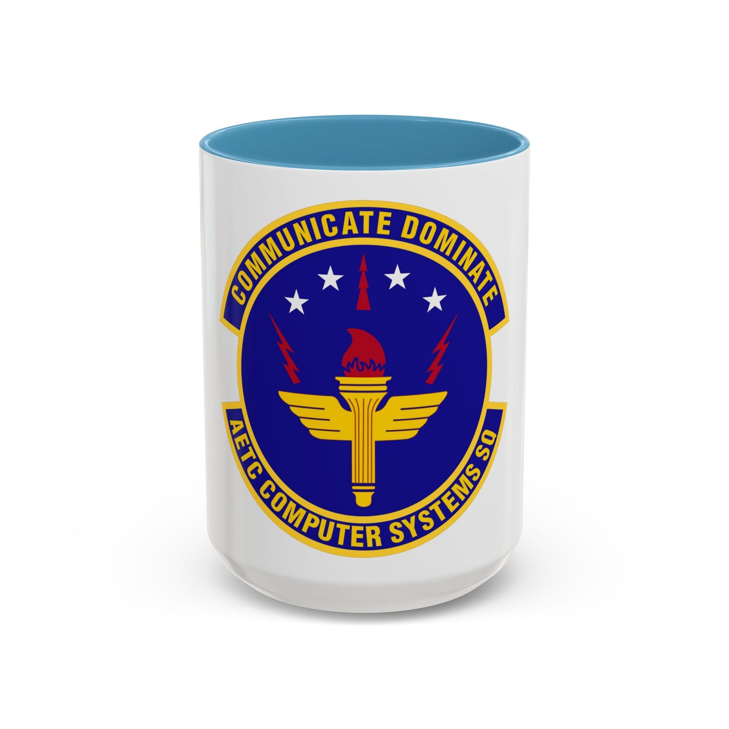 AETC Computer Systems Squadron (U.S. Air Force) Accent Coffee Mug