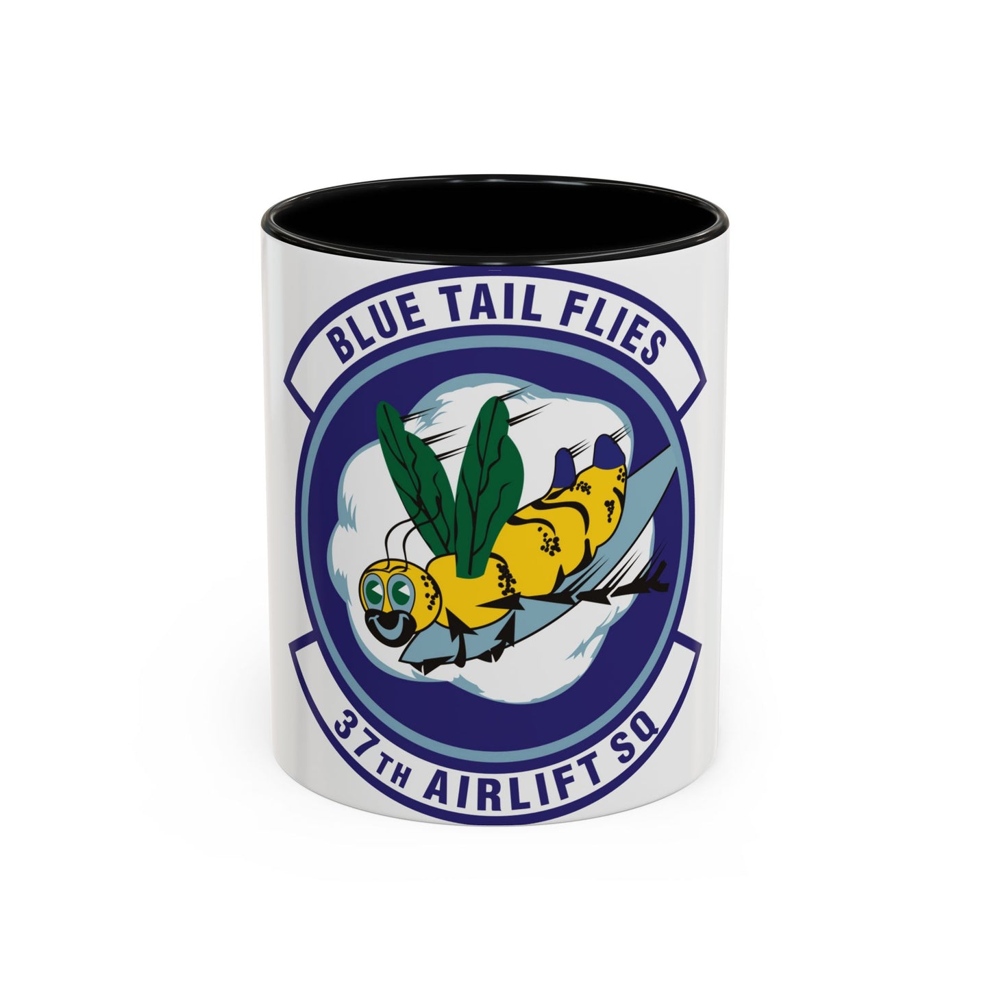 37th Airlift Squadron (U.S. Air Force) Accent Coffee Mug